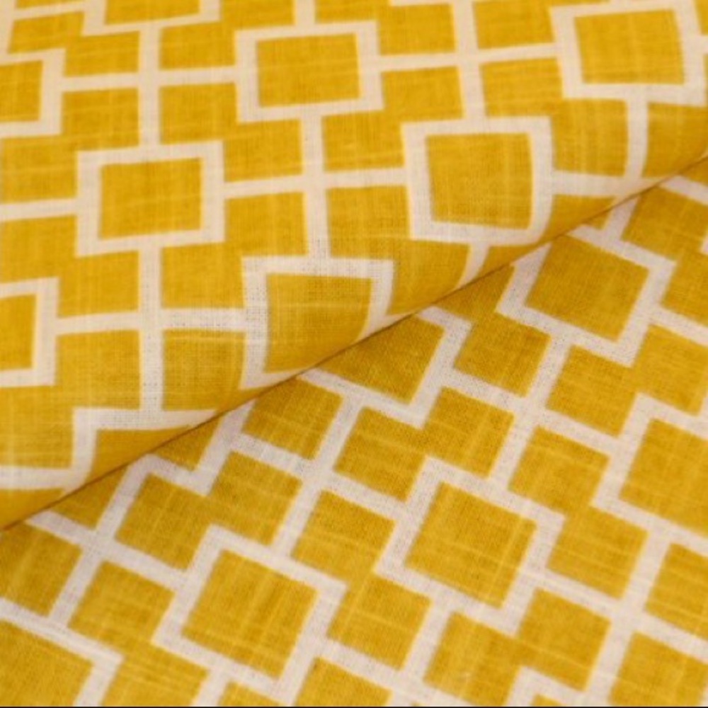 Linen Blend Cats Cradle Sunshine